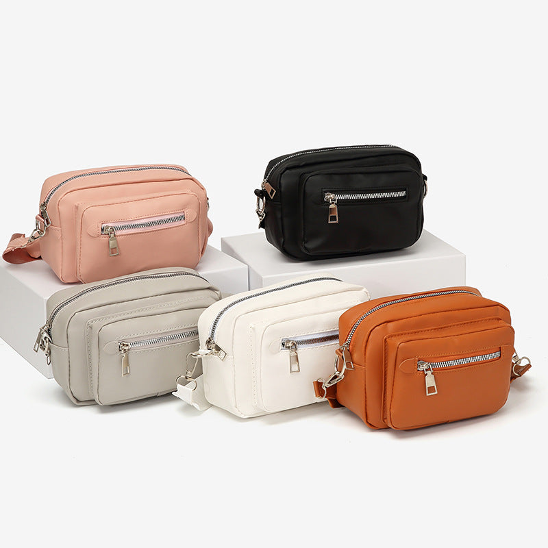 Women's Simple Fashion Large Capacity Solid Color Purses