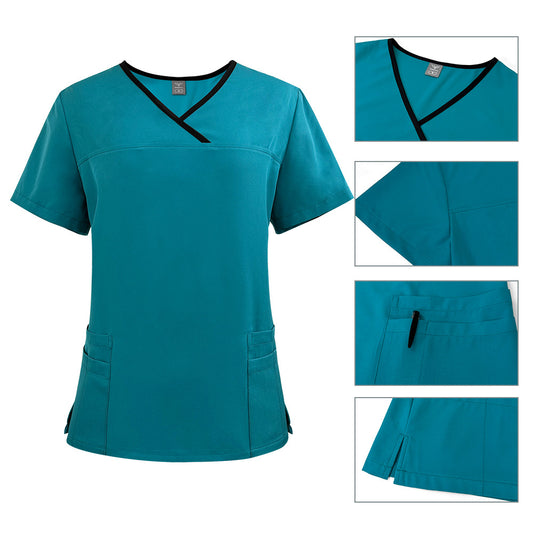 Hand Washing Split Sleeve Female Dental Uniform