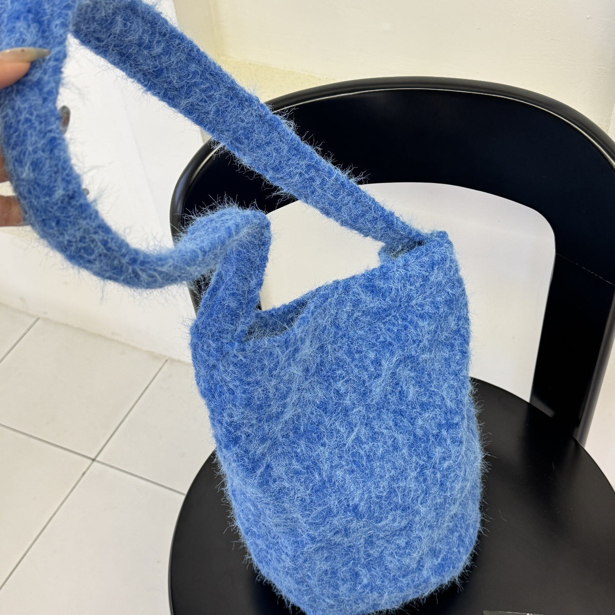 Fluffy Wool Veet Plush Large Capacity Women's Shoulder Bag
