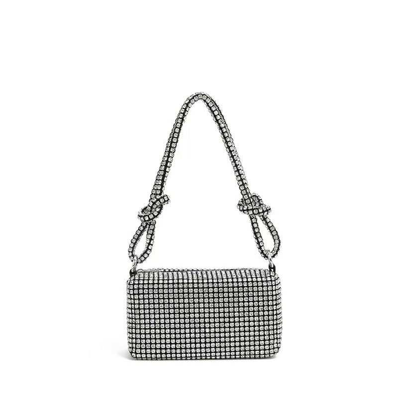 Women's French Fashion Diamond Rhinestone Portable King Women's Handbag