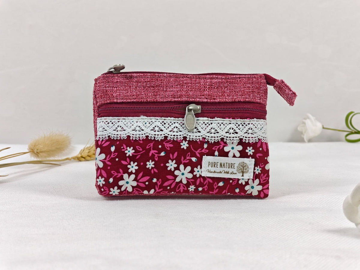 Versatile Women's Handmade Fabric Idyllic Minimalist Coin Purses
