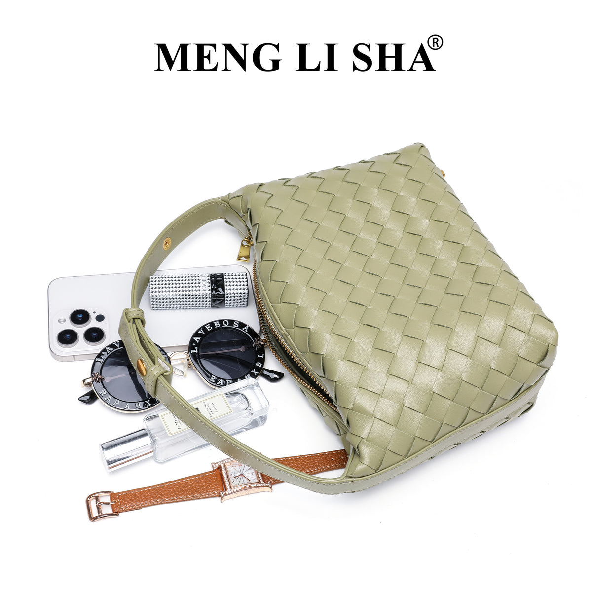 High Sense Hand-woven Versatile Lunch Box Fashion Simple Women's Handbag