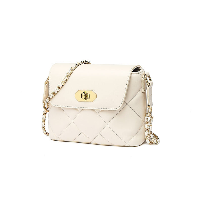 Women's Design Rhombus Chain Fashion Pouches Fashionable Crossbody Bags