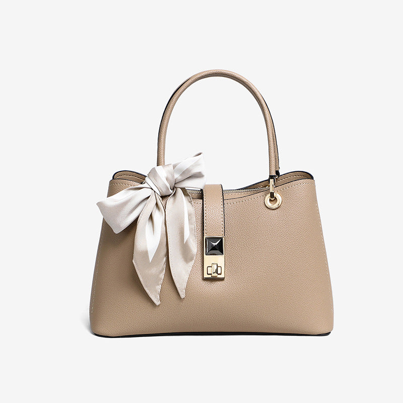 Women's Genuine Leather Elegant Female Birthday High Sense Women's Handbag