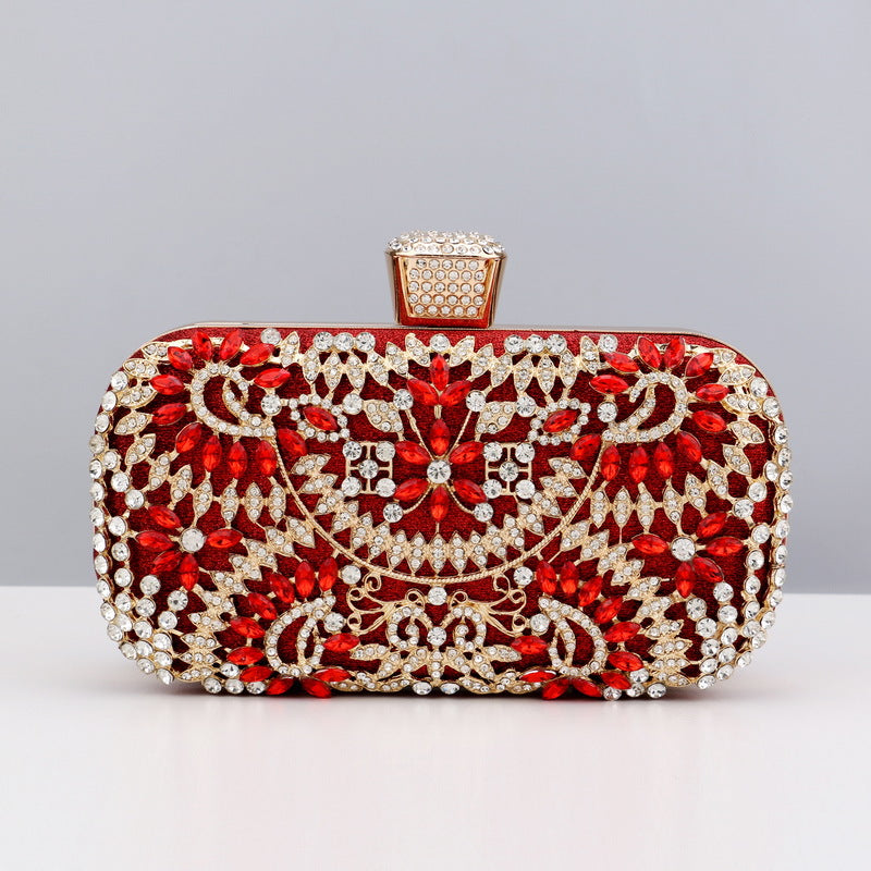 Women's Diamond Dinner Retro Banquet Hand Holding All Evening Bags