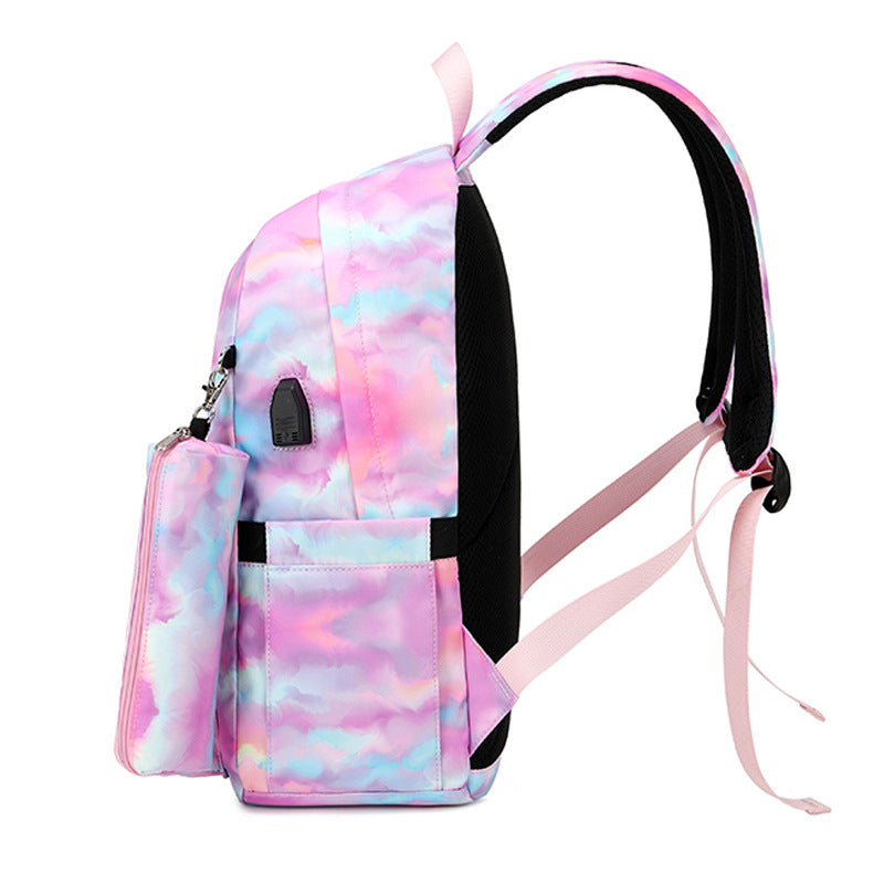 Landscape Ink Printing National Fashion Female Backpacks