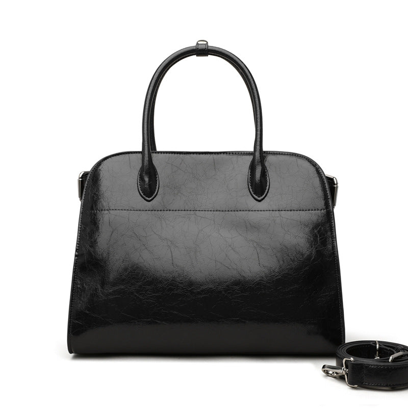 Women's Genuine Leather Simple Commuter Large Capacity Bags