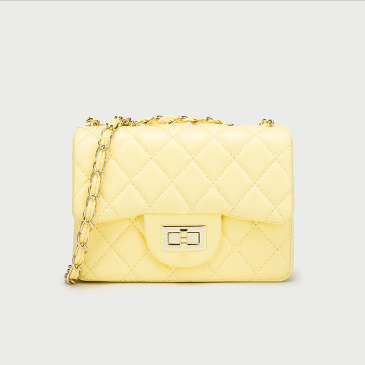 Women's Fashion Korean Style Trendy Rhombus Chain Crossbody Bags