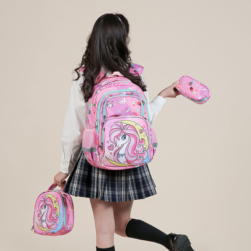 Children's Primary Three-piece Set Grade Book Elementary School Students' Schoolbags