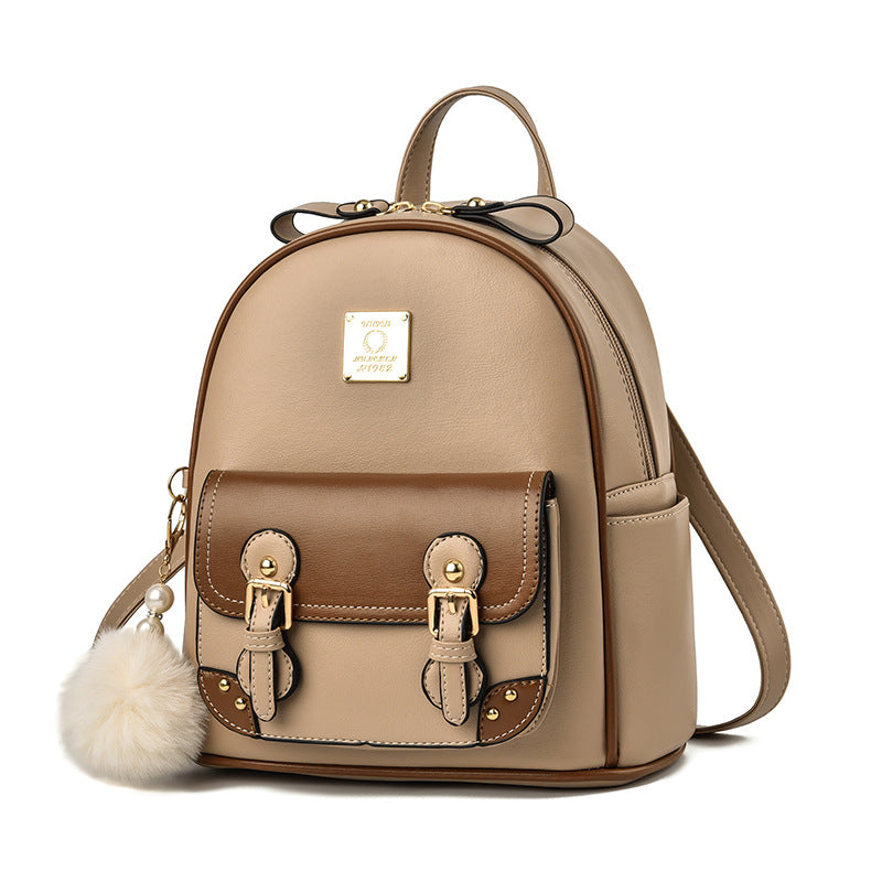 Women's Fashion Large Capacity Soft Leather Backpacks