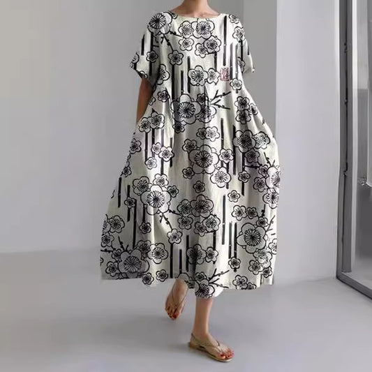 Craft Round Neck Sweet Lady Dress Dresses