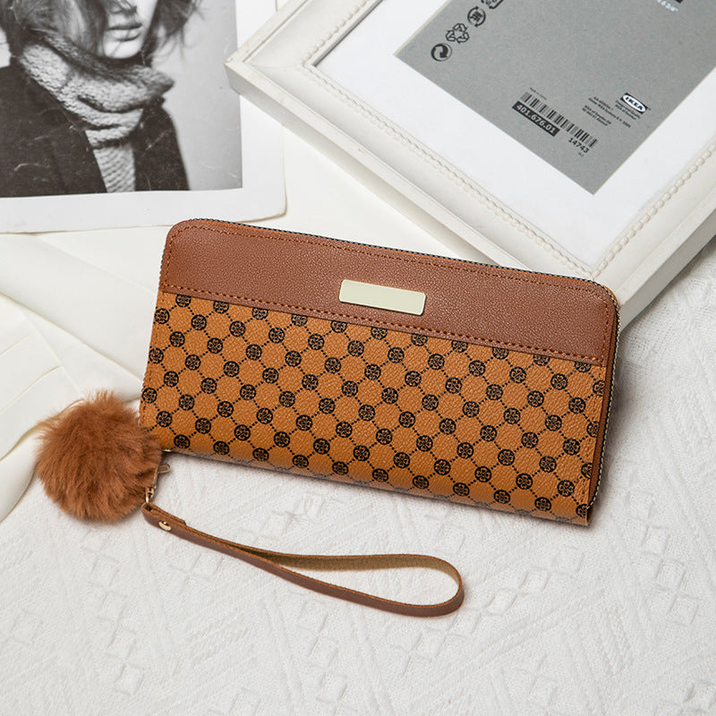 Slouchy Women's Printed Long Clutch For Ladies Wallet