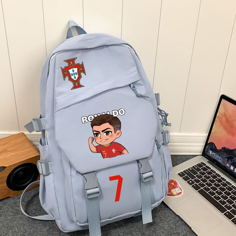 Women's & Men's & Cristiano Football Peripheral High Primary Backpacks