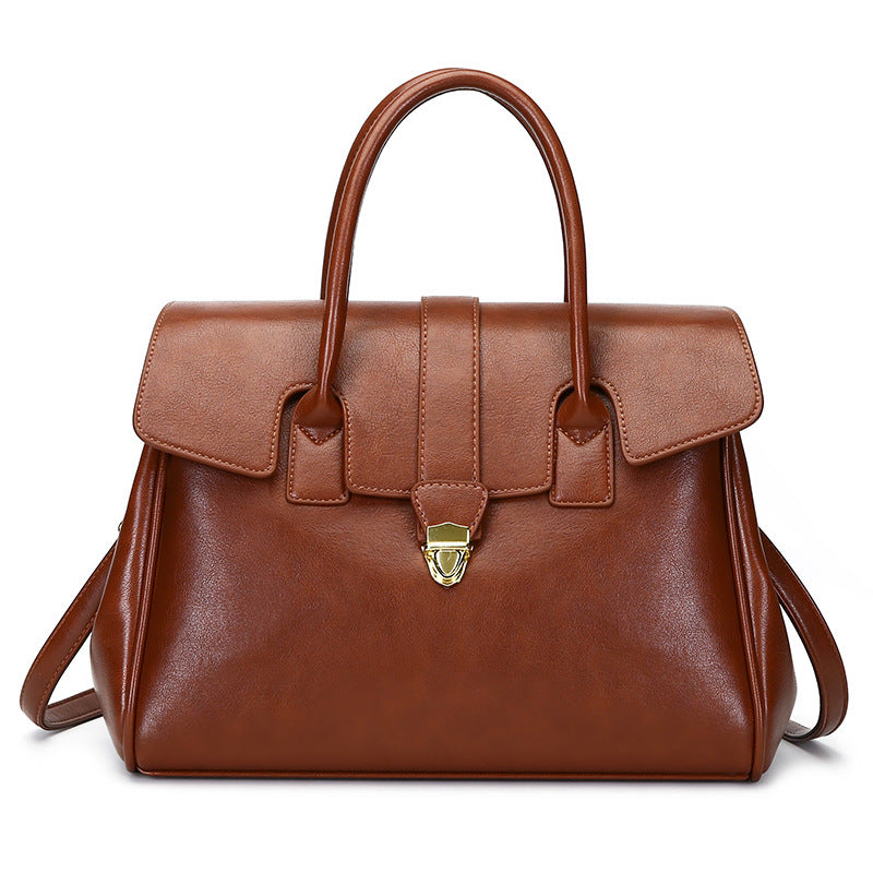 Women's Retro Portable Large Capacity Business Trip Women's Handbag
