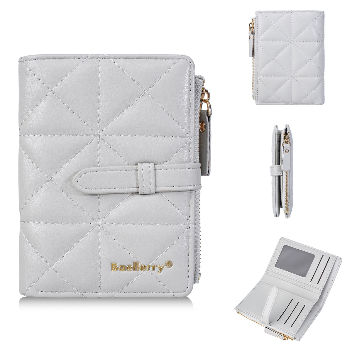 Women's Diamond Embroidery Thread Multi Slots Classic Ladies Wallet