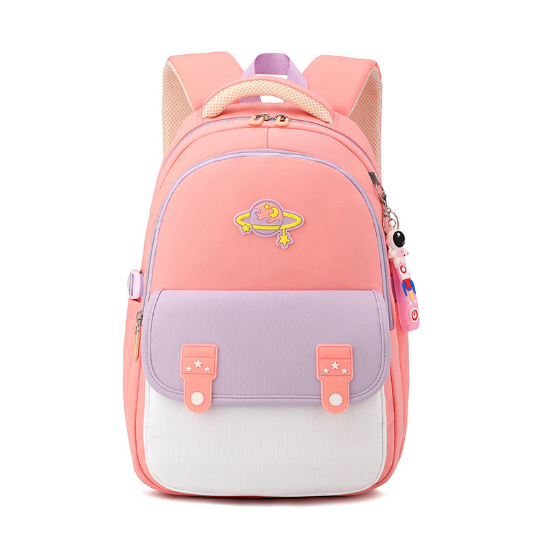 Children's Natural Fish Boys Portable Burden Alleviation One Two Elementary School Students' Schoolbags