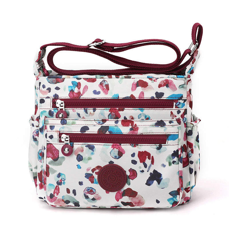 Women's Printed Nylon Canvas Mother Fashion Women's Messenger Bag