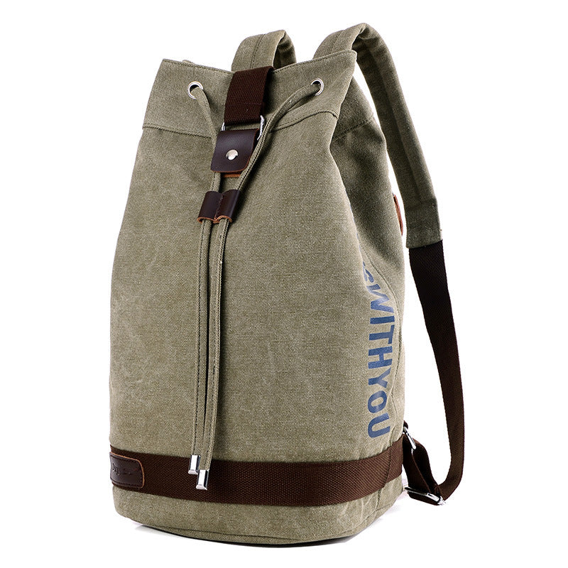 Men's Glamorous Canvas Basketball Large Capacity Sports Backpacks