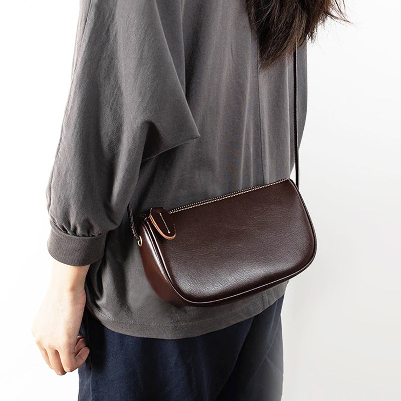 Women's Genuine Leather Fashion High-grade Western Style Crossbody Bags