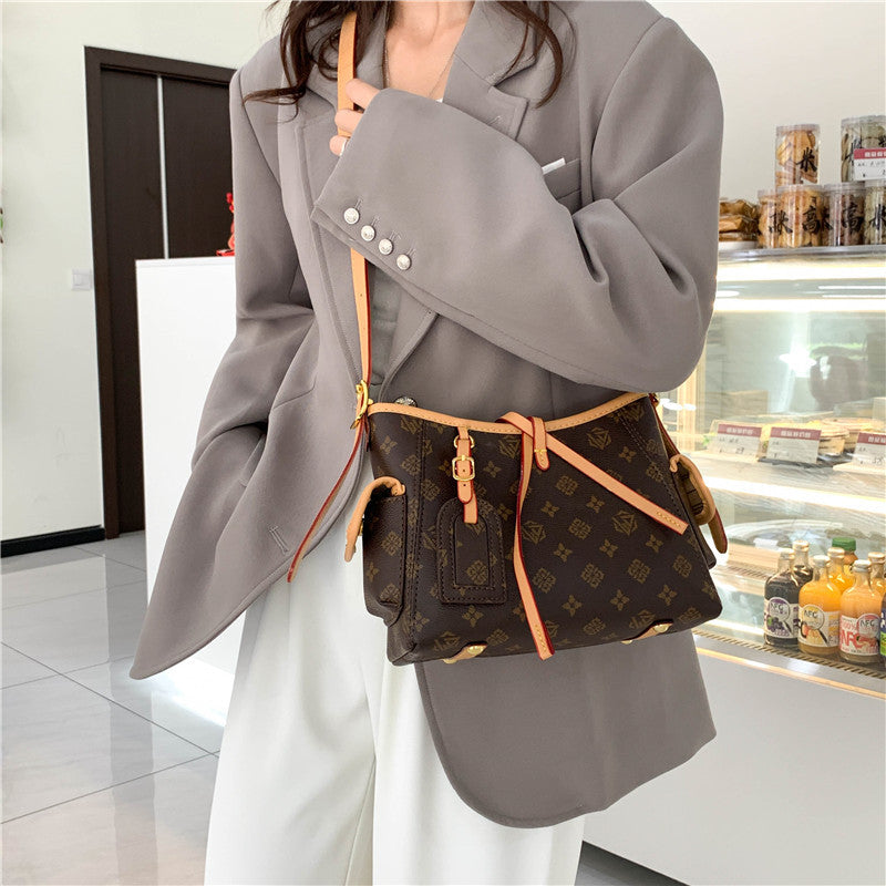 Light Luxury Airport Underarm Large Capacity Bags