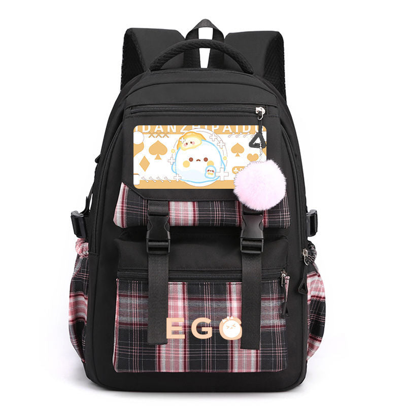 Egg Puff Party Good-looking Burden Alleviation Backpacks