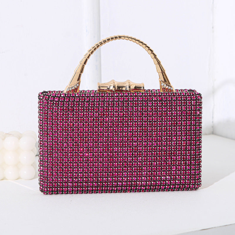 Diamond Banquet Dress Metal Hand-held Handmade Evening Bags