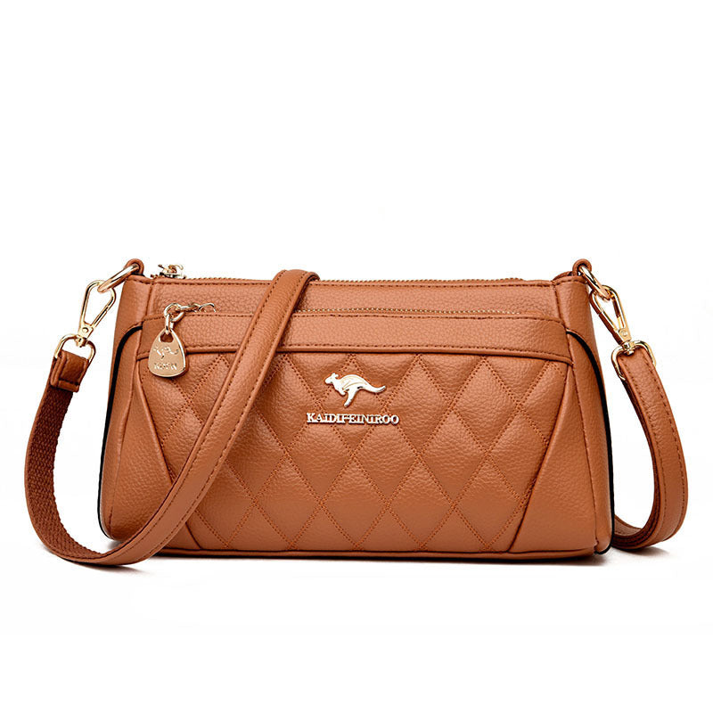 Women's Glamorous Genuine Leather Fashionable Soft Shoulder Bags