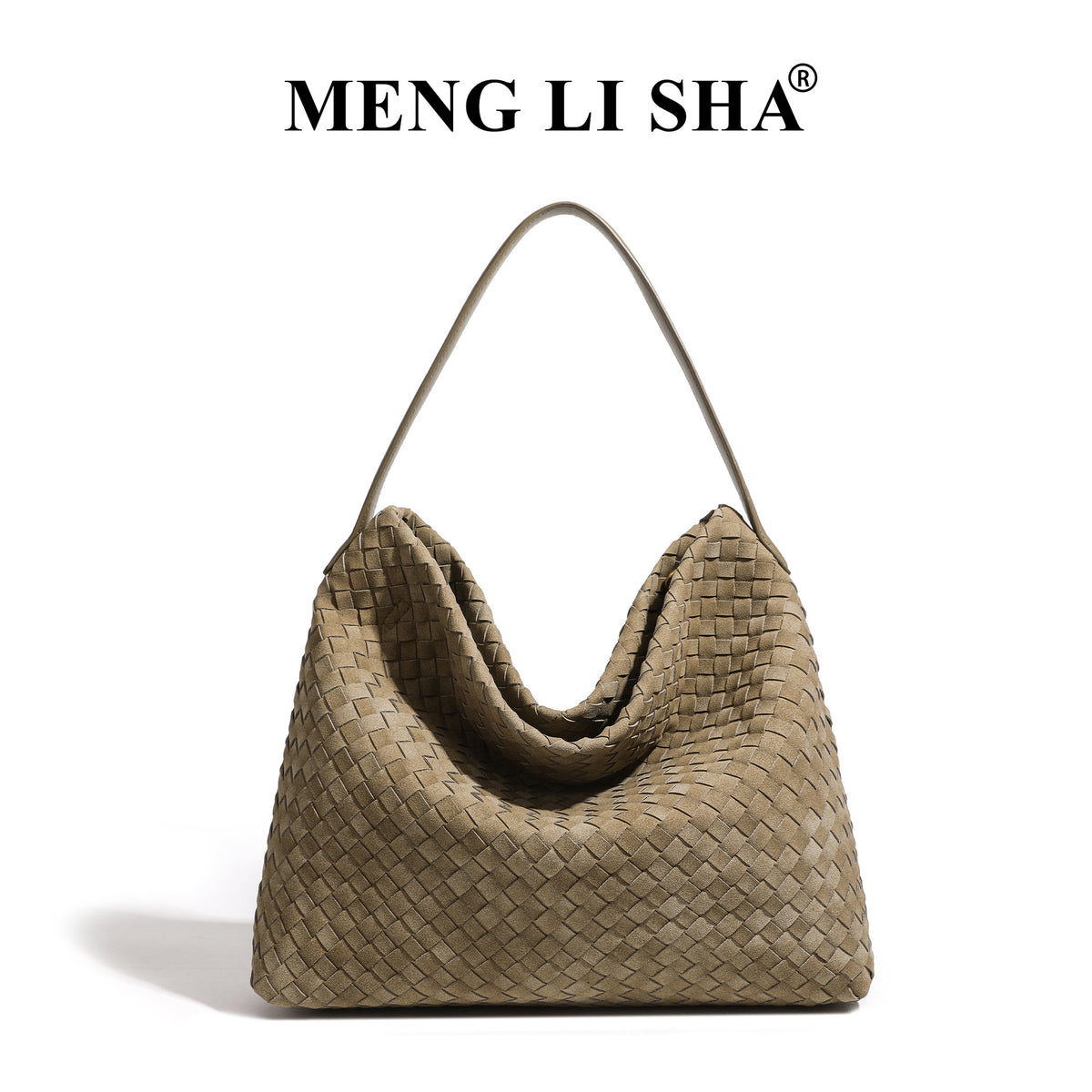 Retro High-grade Frosted Hand-woven Commuter Large Capacity Women's Shoulder Bag