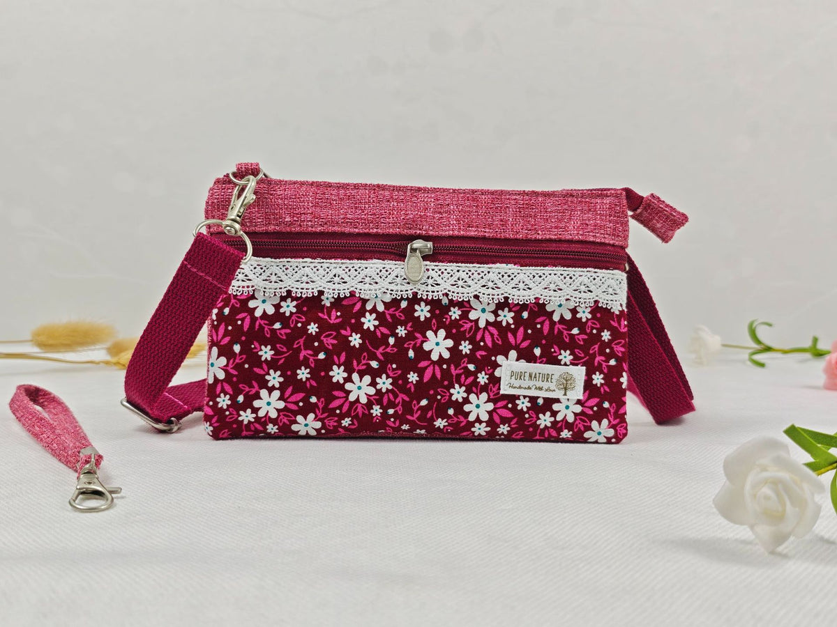 Women's Domestic Sales Fashion Fabric Pastoral Style Cotton Women's Messenger Bag