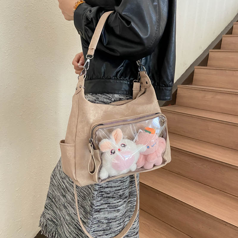 Style Transparent Barlow Valley Cartoon Large Capacity Versatile Bags