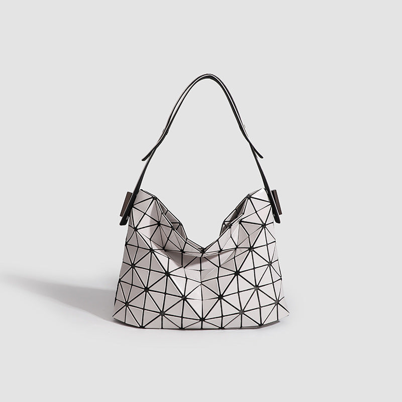 Trendy Style Underarm Commuter Geometric Rhombus Crossbody Bags