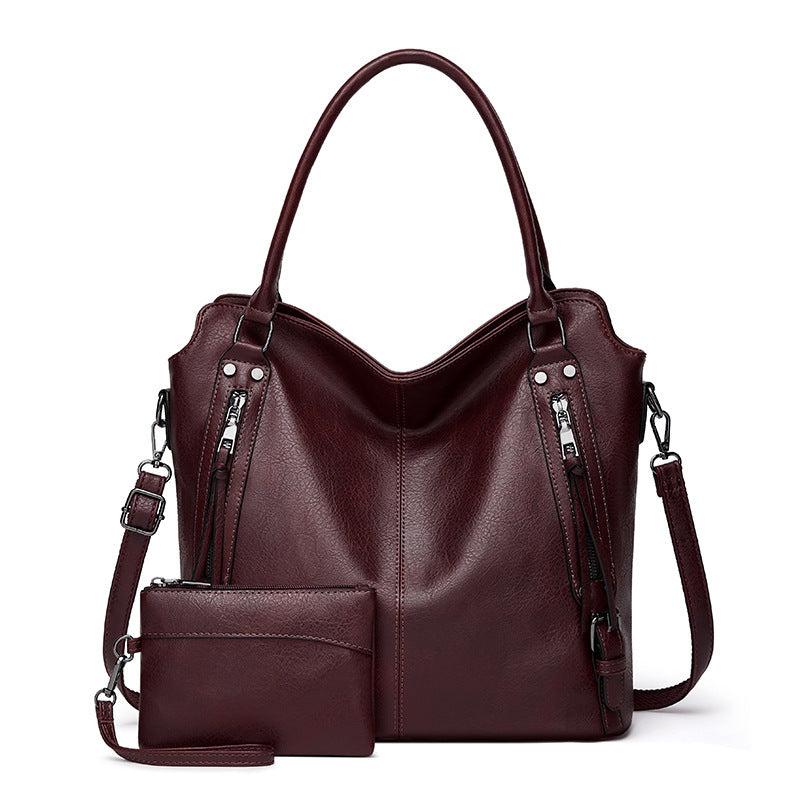 Women's Large Portable Soft Leather Capacity Women's Handbag