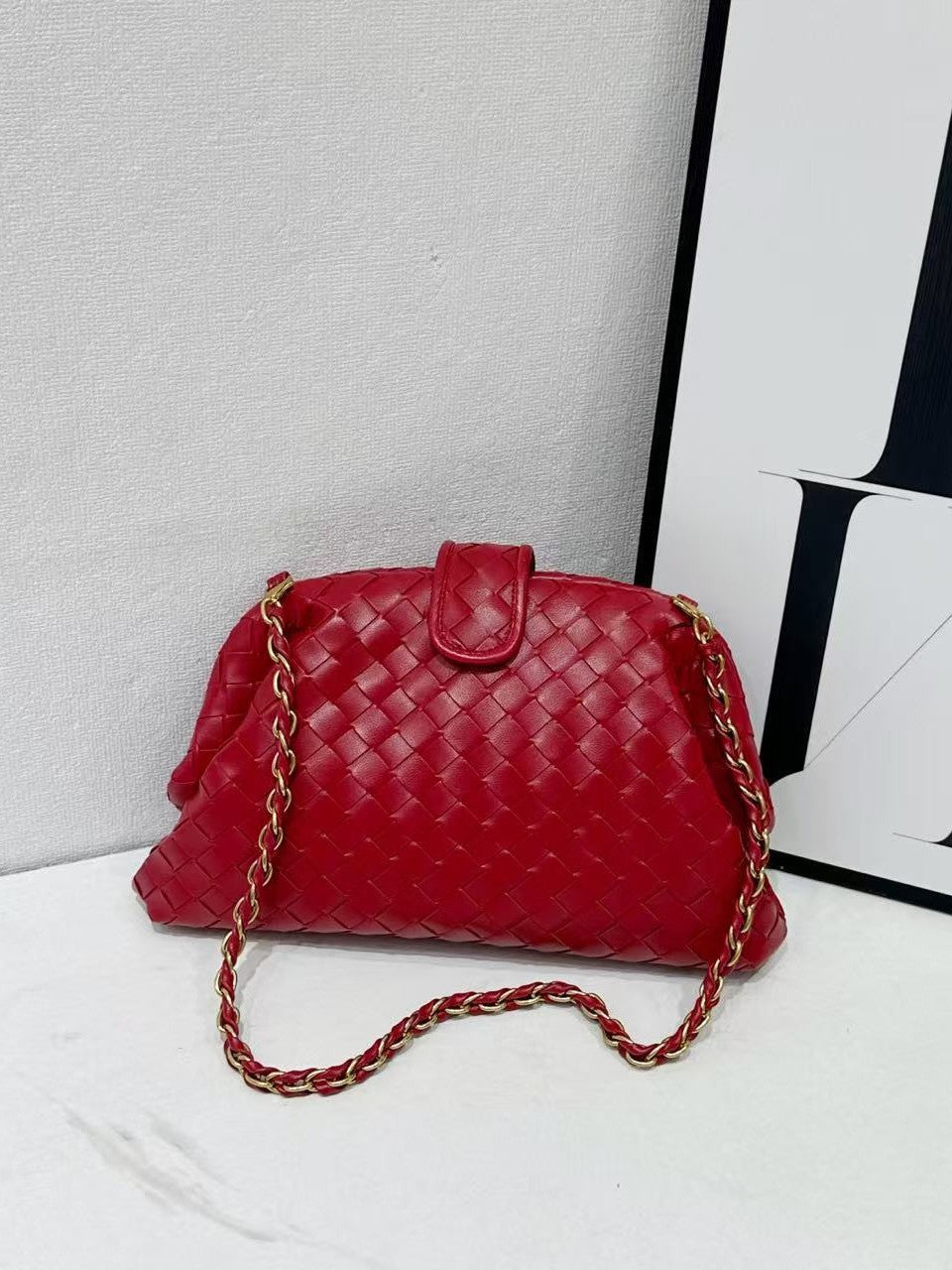 Woven Underarm Cloud Pleated Light Luxury Bags