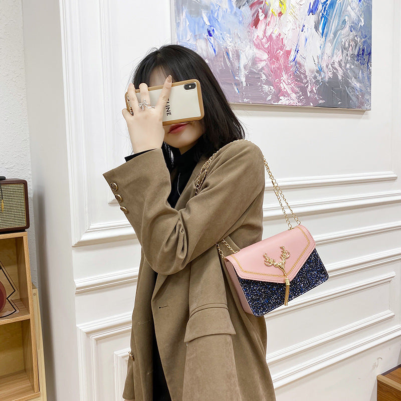 Sequin Chain Korean Style Fashion Classic Bags