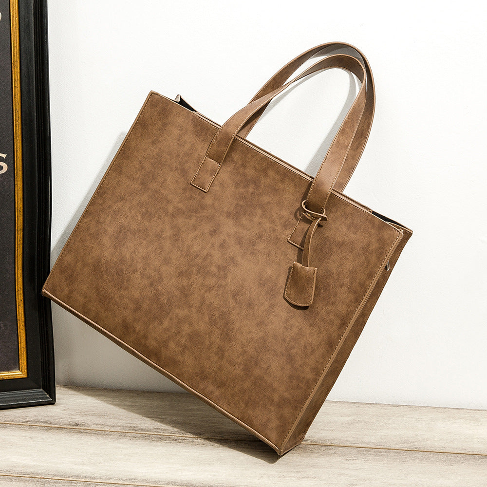 Men's Korean One Business Trip Computer Retro Men's Handbags