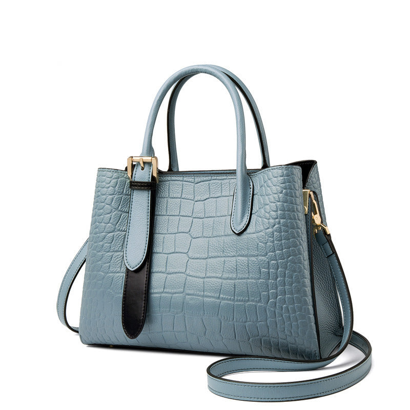 Women's Genuine Leather Large Capacity Fashionable Elegant Handbags