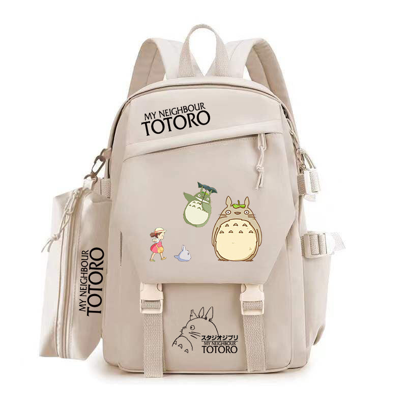 Women's & Men's & Cartoon Totoro Campus Class Large Backpacks