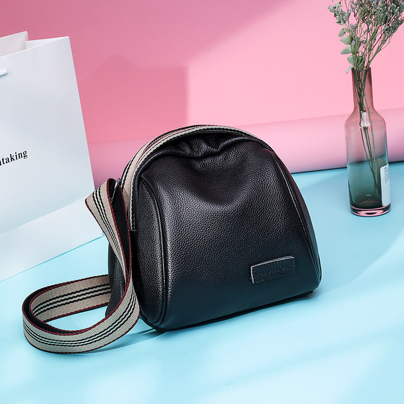 Cowhide Simple Fashion Large Capacity Solid Bags