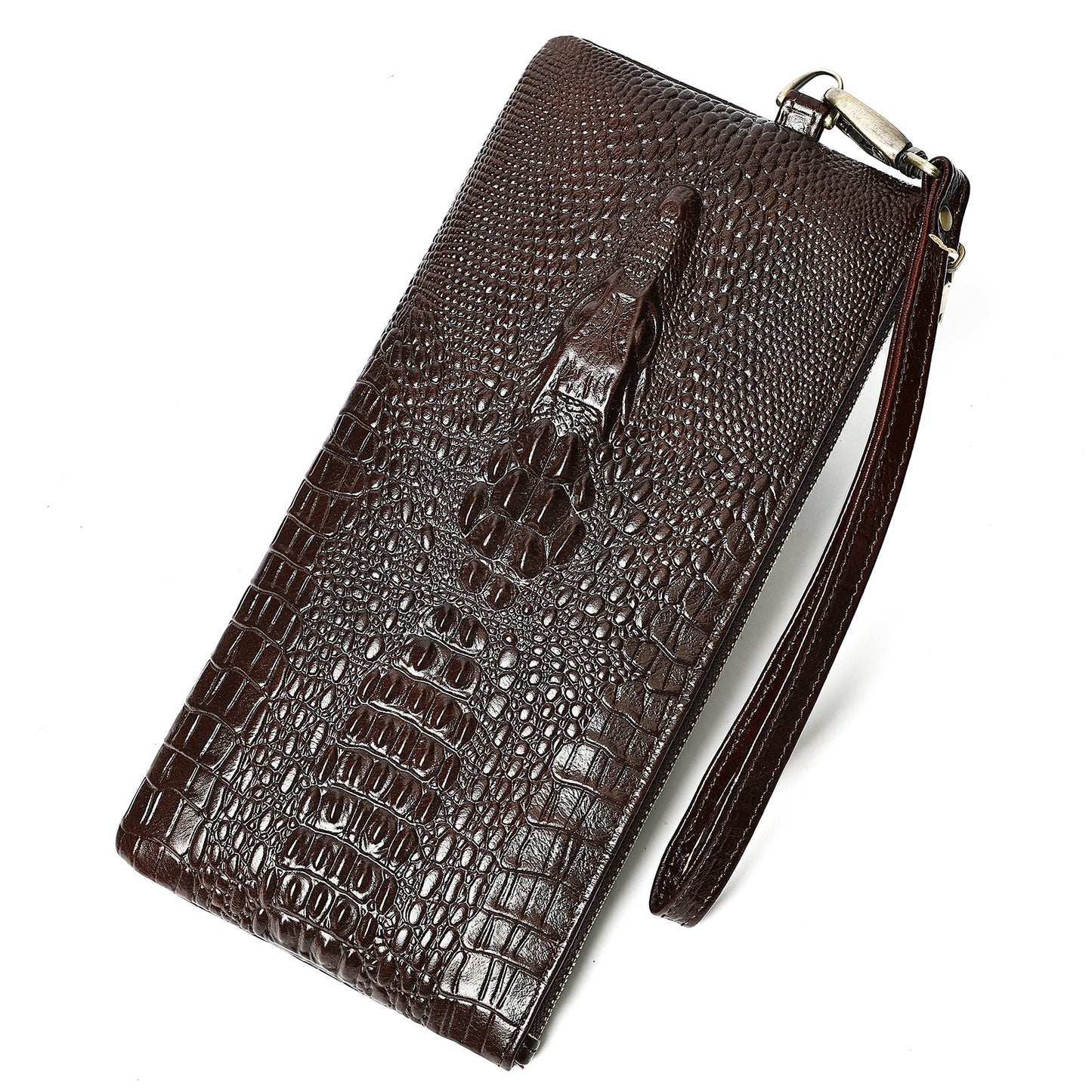 Men's Pattern For Embossed First Layer Cowhide Men's Wallets