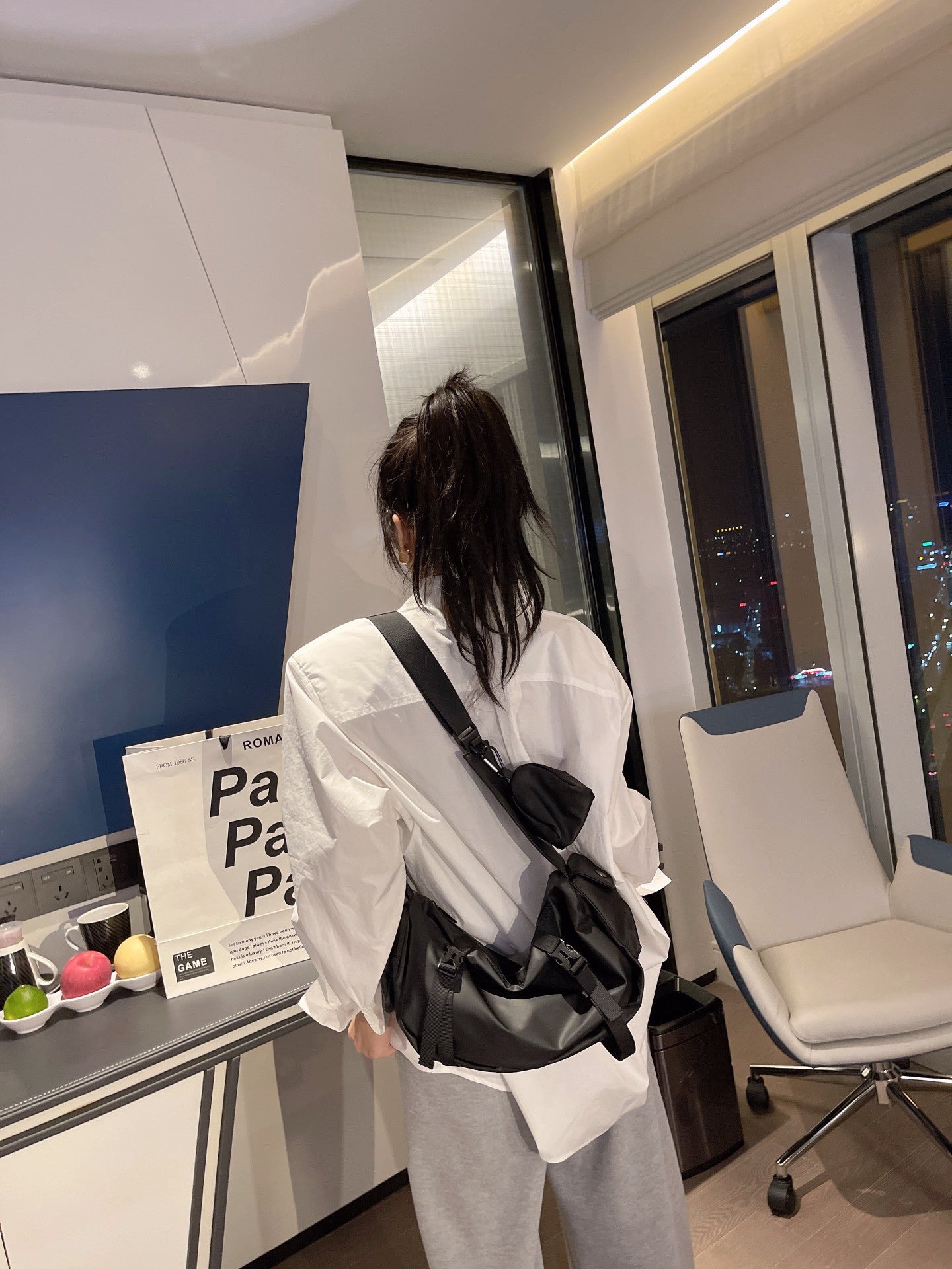 Women's & Men's & Fashion Large Capacity Hip Hop Bags