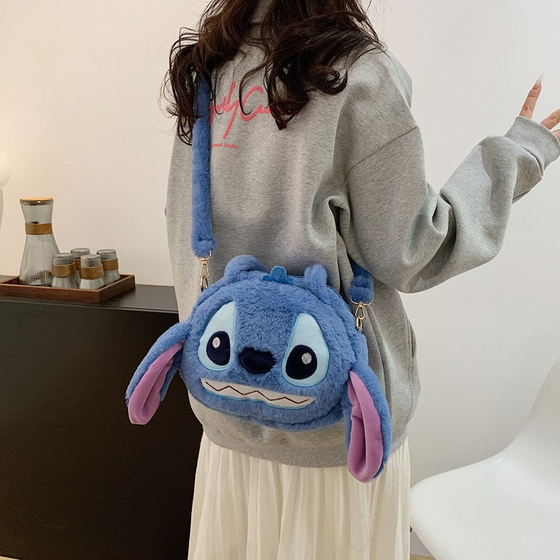 Women's Toy Toothless Korean Style Plush Portable Big Women's Messenger Bag