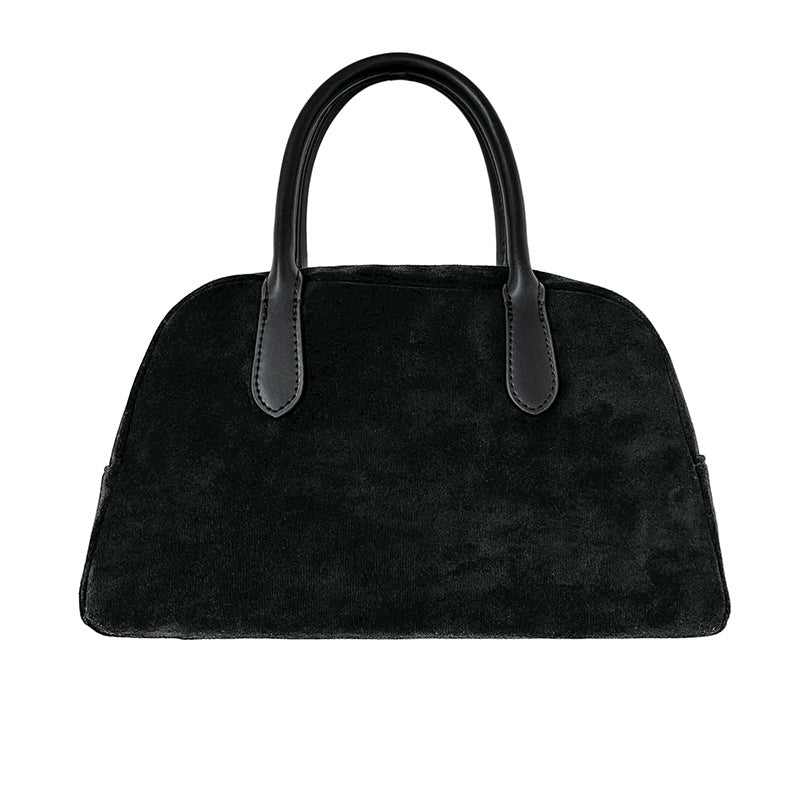 Women's Elegance Retro Large Capacity Design Suede Handbags