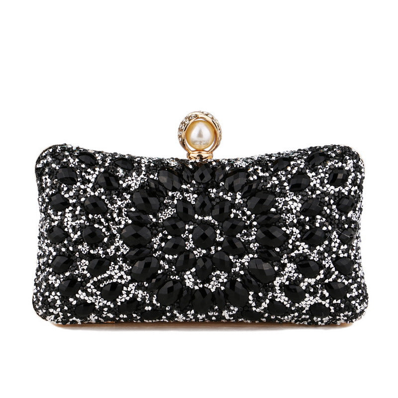 Women's Inlaid With Diamond Dinner High Sense Banquet Evening Bags