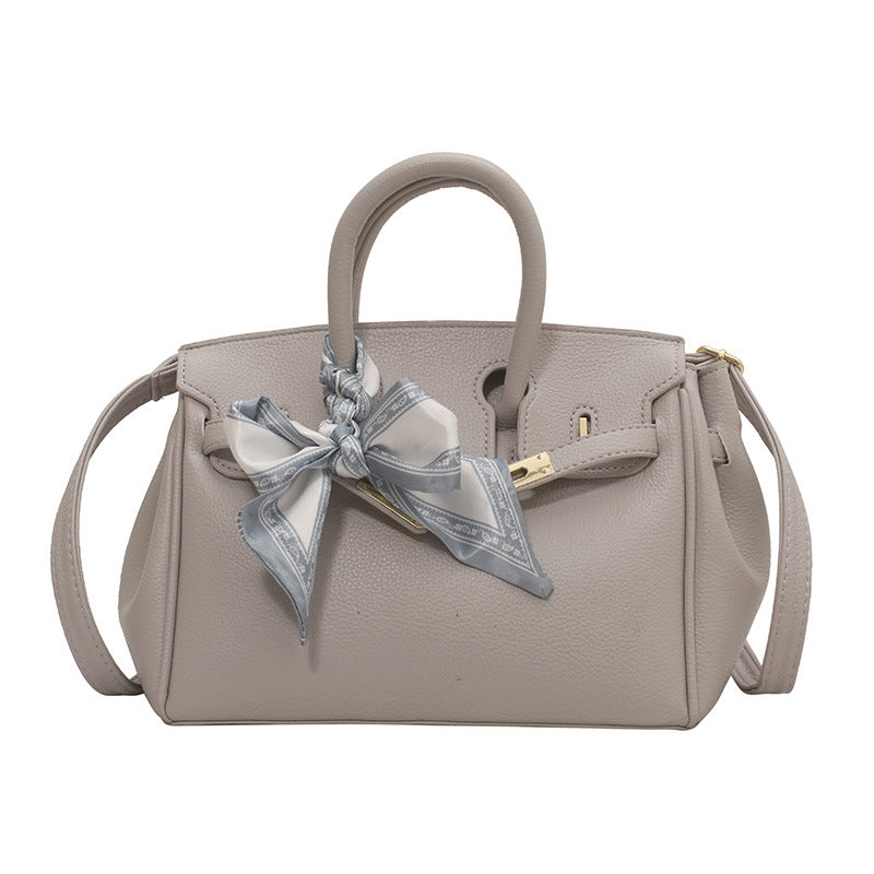 Women's Advanced Texture Fashion Commuter Kelly Bow Tote Bags