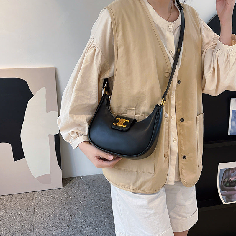 Elegant Arc Underarm Fashion Selenodont Portable Armpit Bags