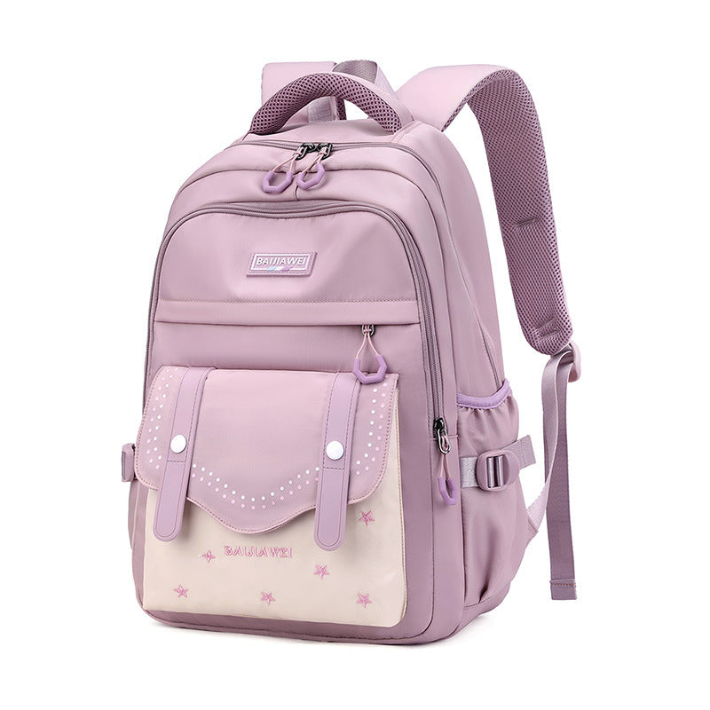 Korean Style Female Junior High Grade Middle School Students' Schoolbags