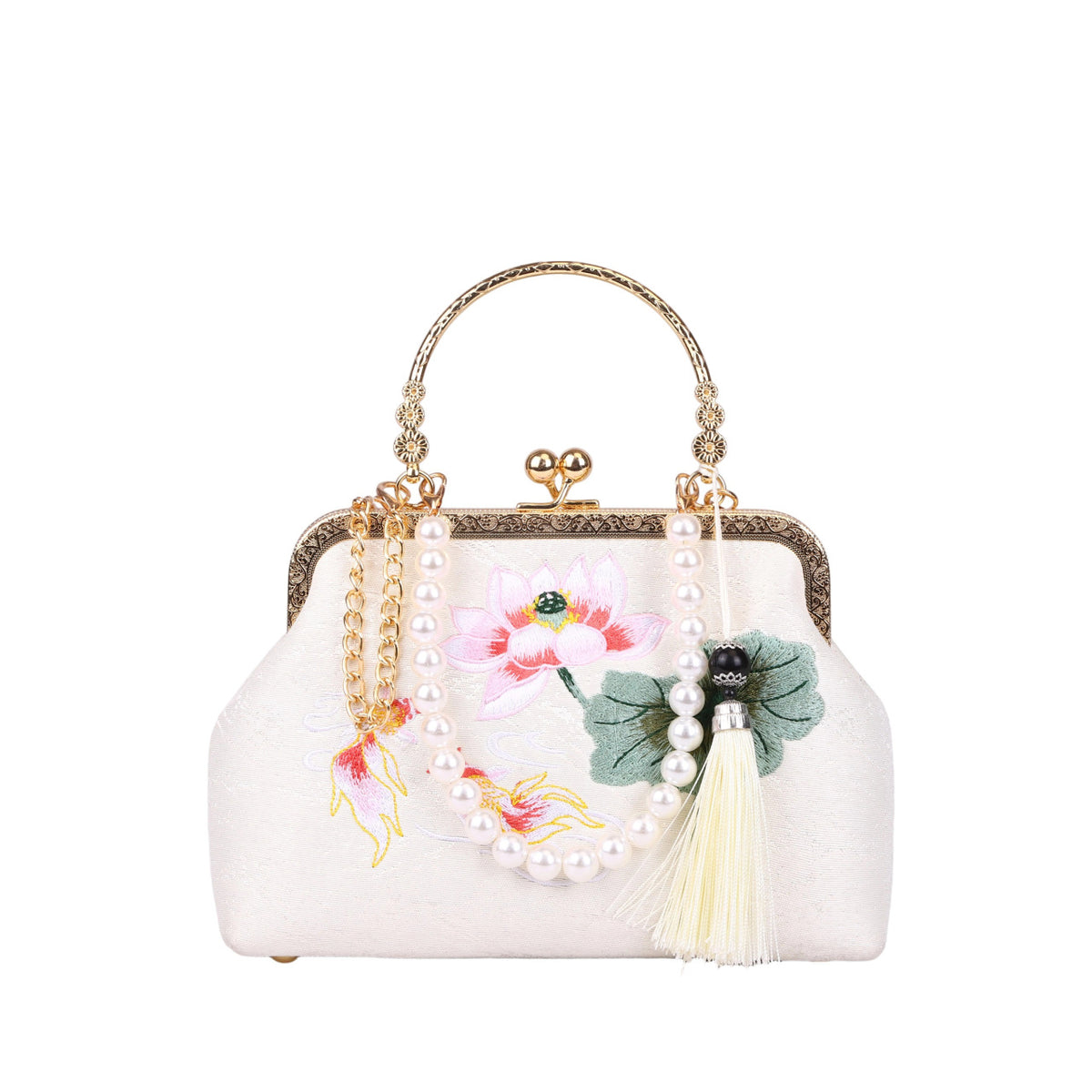 Mother Xi Chinese Style Han Clothing With Cheongsam Dinner Beaded Bags