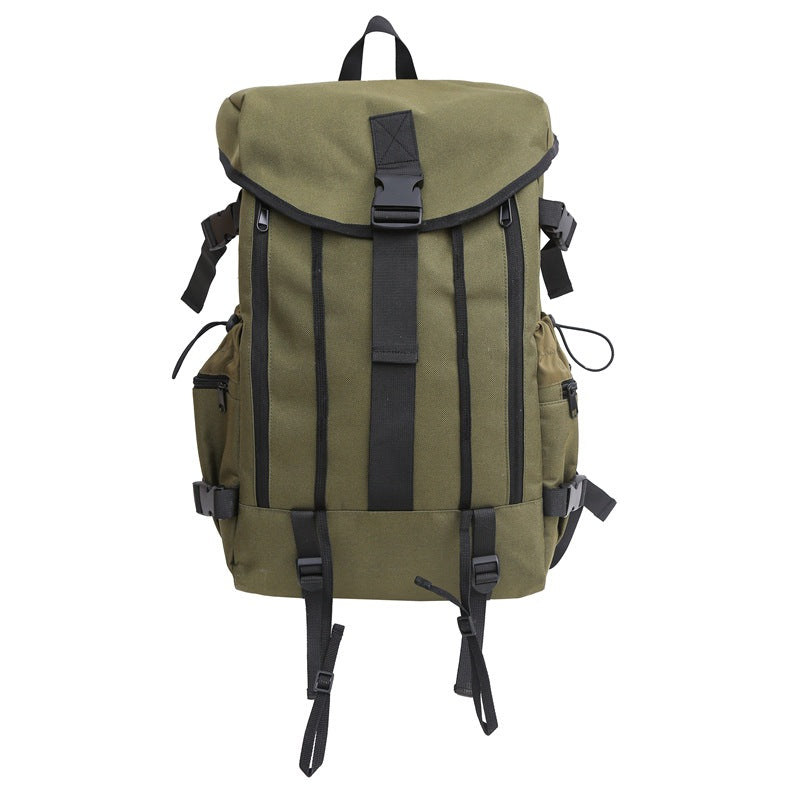 Women's & Men's & Solid Color Korean Versatile Junior High Large Backpacks