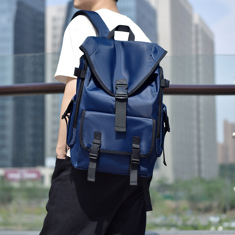 Men's Large Capacity Waterproof Computer College Mechanical Backpacks