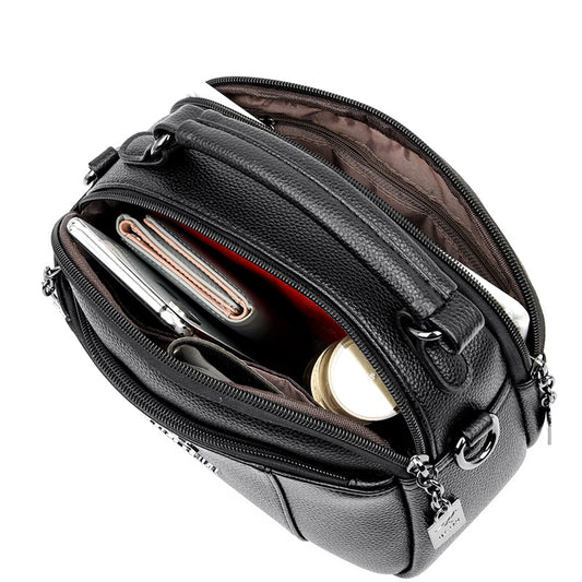 Women's Fashion Korean Style Simple Elegant Patchwork Shoulder Bags